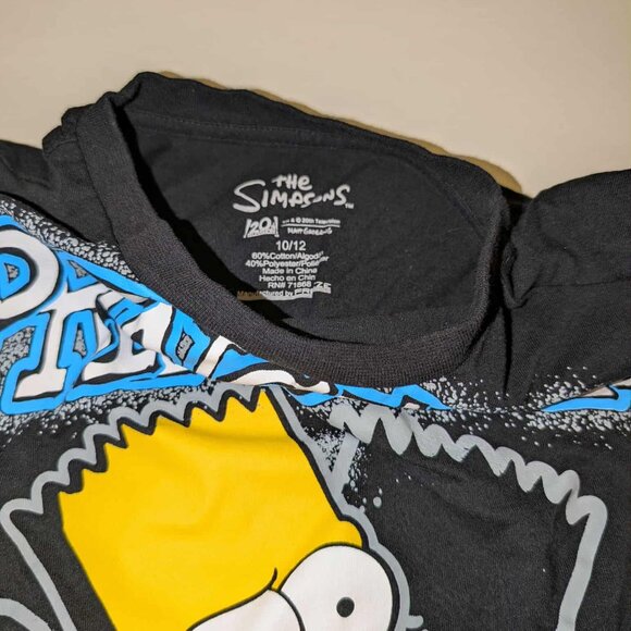 The Simpsons Bart Simpson Graphic Tee • Size 10/12 • Springfield Shirt - Picture 4 of 4